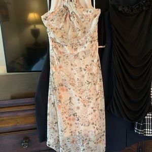 Sz 8 dress, sleeveless, twist front, worn for Easter